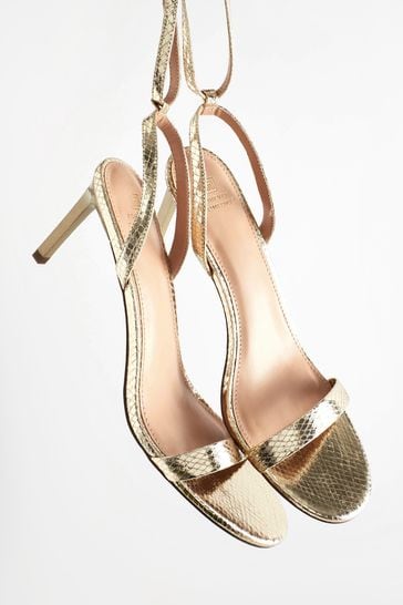 Simple gold sandals sale