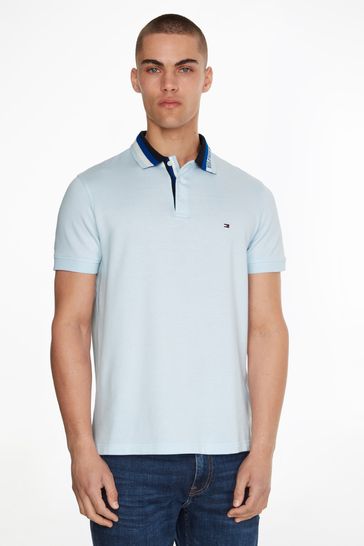 Tommy Hilfiger Blue Mouline Polo Shirt