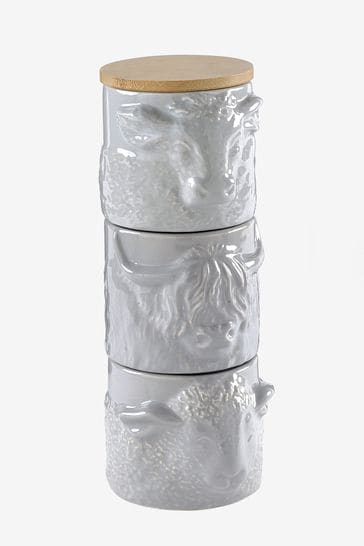 Stacking deals storage jars
