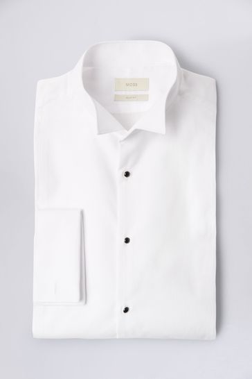 m&s wing collar shirt