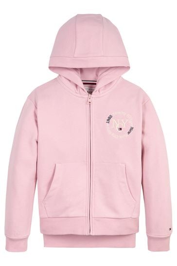 Pink tommy deals hilfiger jumper