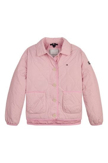 Tommy Hilfiger Pink Quilted Jacket