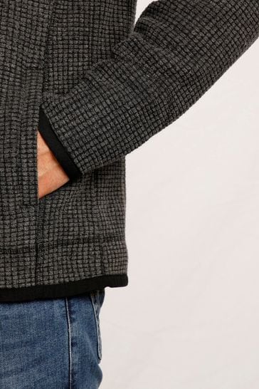 Weird fish zip online up fleece