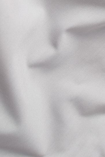 Buy Grey Slim Fit Easy Care Single Cuff Shirt from Next Belgium