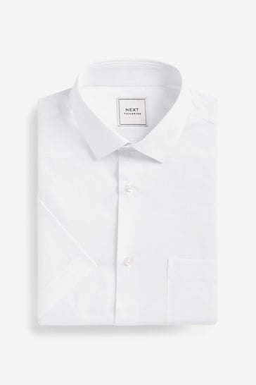 White Slim Fit Easy Care Shirt