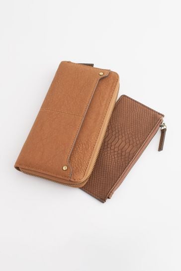 Tan top coin purse