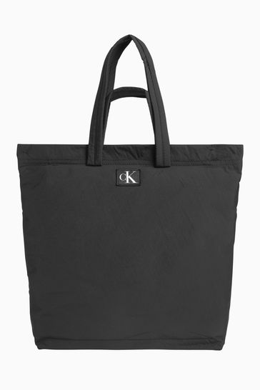 Buy Calvin Klein Black City Nylon Large Zip Tote from Next Luxembourg