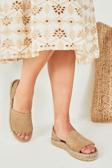 Neutral espadrilles sales