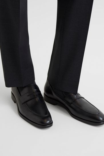 Buy Reiss Grafton Leather Saddle Loafers from the Laura Ashley