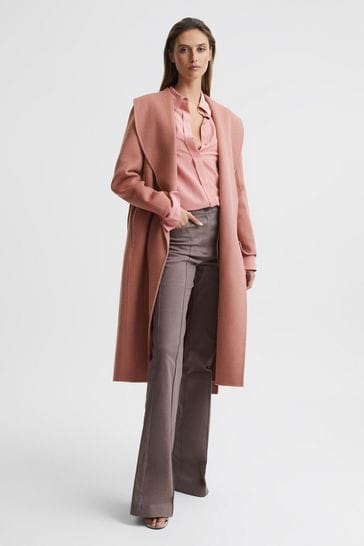 Reiss faris online coat mocha