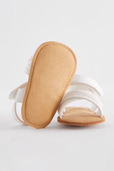 White new arrivals newborn sandals