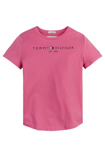 Buy Tommy Hilfiger Pink Essential T-Shirt from Next Ireland