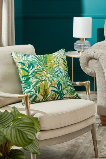Tropical top leaf cushion