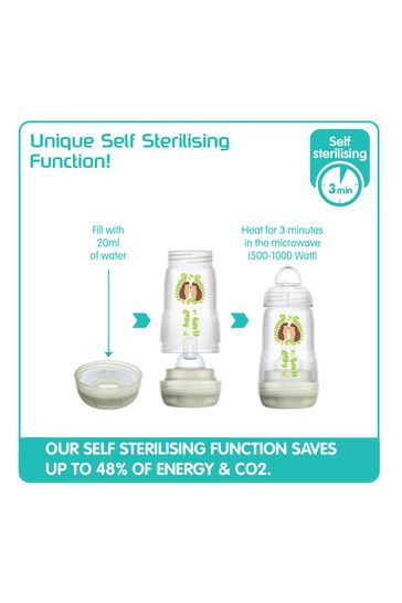 Mam bottles shop 3 pack