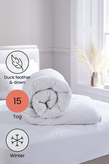 Next duck feather and down duvet sales