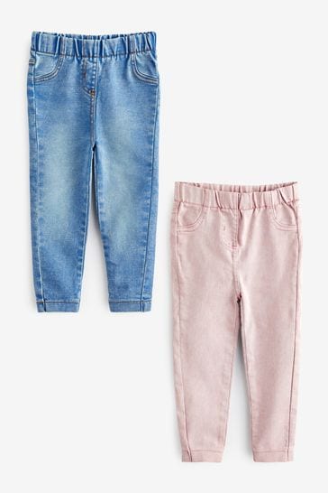 Pink/Blue 2 Pack Jeggings (3mths-7yrs)