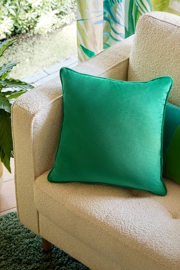 Bright Green 59 x 59cm Matte Velvet Cushion