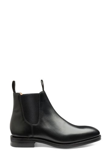 Loake black chelsea boots top