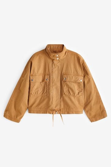 Buy Rust Funnel Neck Utility Jacket from Next Netherlands