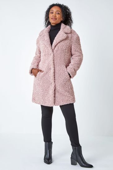 Teddy coat petite best sale