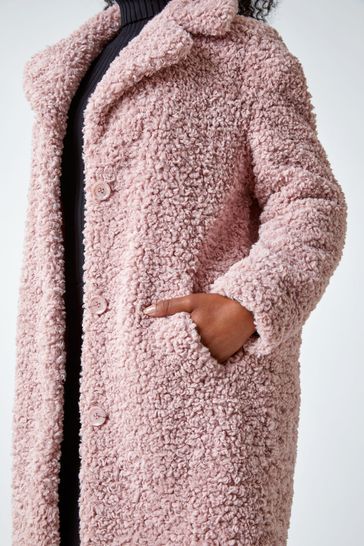 Petite longline teddy coat outlet