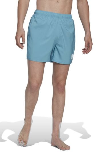 Buy adidas Blue Solid Swim Shorts from Next Luxembourg