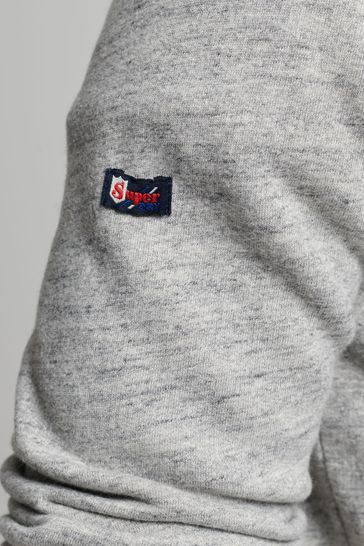 Superdry vintage logo mono hoodie hot sale
