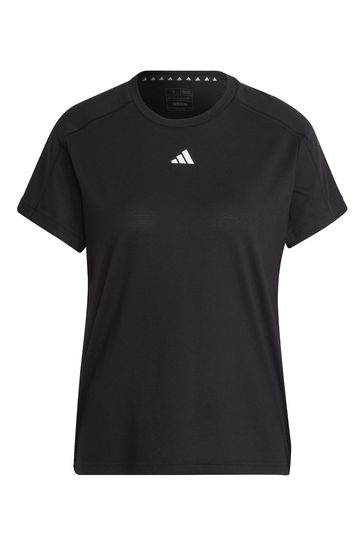 Buy adidas Black Performance Training Aeroready Train Essentials Minimal  Branding Crewneck T-shirt from Next USA