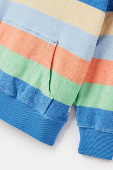 Buy Joules Kids Shoreside Multi Stripe Towelling Hoodie from Next Kuwait