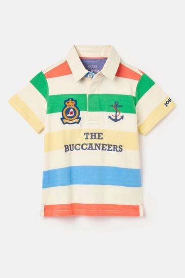 Joules Tournament Multi Rugby Jersey Polo Shirt