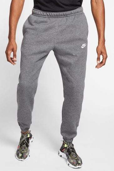 Nike Charcoal Grey Club Cuffed Joggers