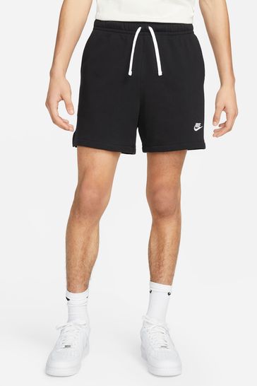 Nike Black Club Fleece French Terry Flow Shorts
