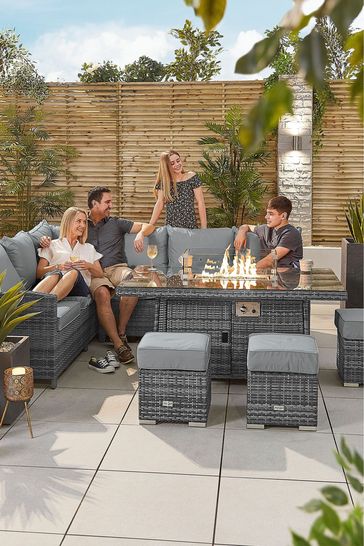 Buy Nova Outdoor Living Grey Rattan Effect Cambridge Left Hand
