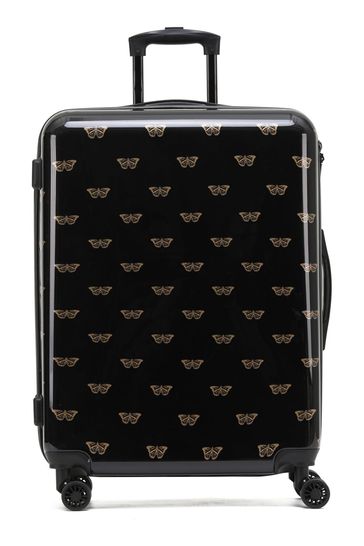 Flight Knight Large Hardcase Printed Lightweight Check In Suitcase With 4 Wheels