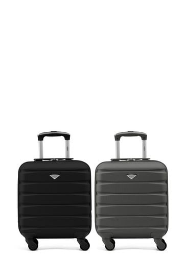 Buy Flight Knight EasyJet Underseat 45x36x20cm 4 Wheel ABS Hard Case Cabin Carry On Suitcase Set Of 2 from Next USA