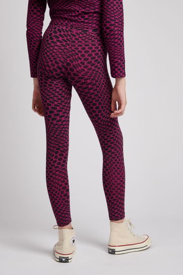 Buy Juicy Couture Pink Warped Leggings from Next USA