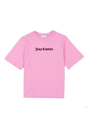 Juicy Couture Juicy Flocked Boxy T-Shirt