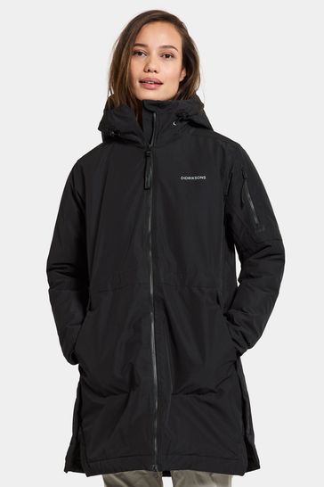 Buy Didriksons Ella WNS Black Parka Jacket from Next Denmark