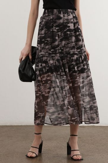Georgette maxi deals skirt