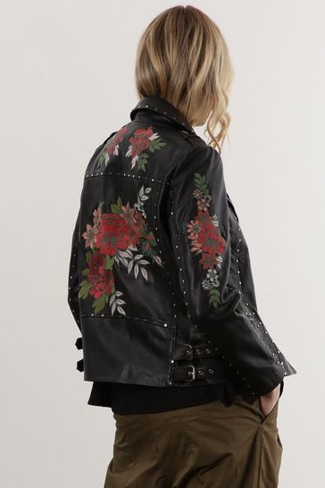 Religion shop leather jacket