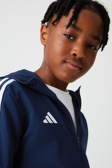 Blue online adidas windbreaker