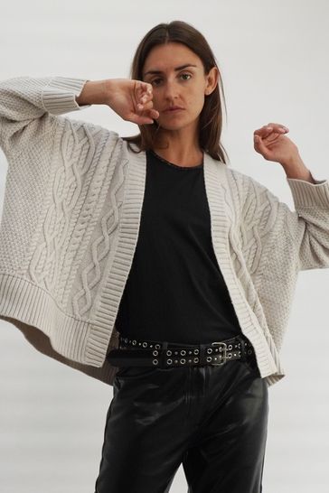 Next cable shop knit cardigan