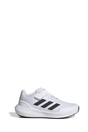 Buy adidas White Sportswear Runfalcon 3.0 Elastic Lace Top Strap