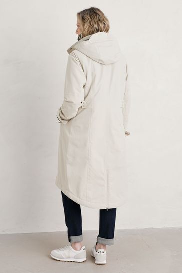 Cream waterproof coat hot sale