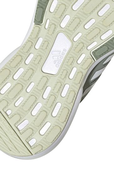Buy adidas Green Sportswear Kids Rapidasport Bounce Lace Trainers