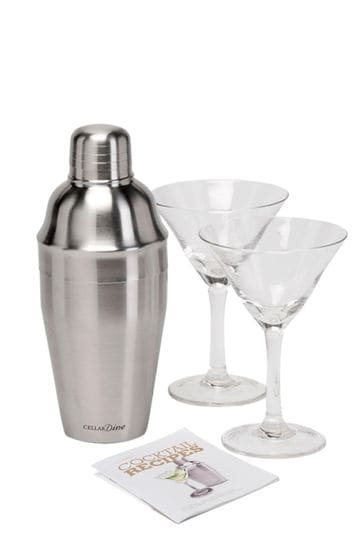 Cellardine Silver Cocktail Set 3 Peice
