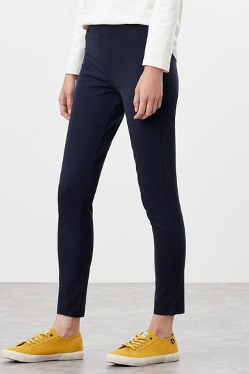 Joules Blue Hepworth Pull-On Stretch Trousers