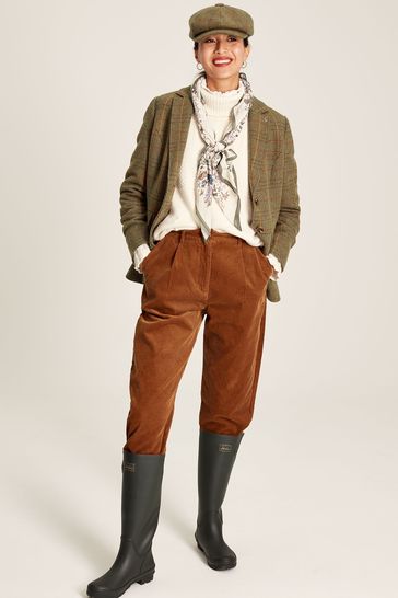 Joules online tweed boots