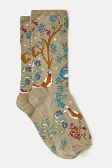Joules Excellent Everyday Woodland Ankle Socks
