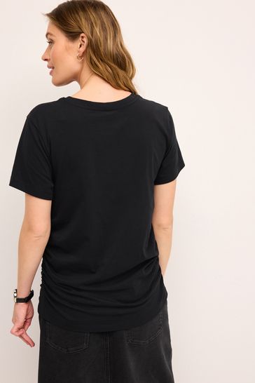 Ruched side t shop shirt